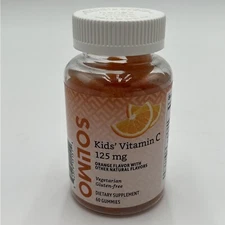 Solimo Kids' Vitamin C 125mg, 60 Gummies, Immune Health, 2 Month Supply