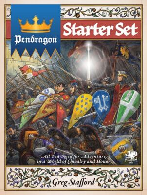 PENDRAGON STARTER SET RPG CORE RULES BOOK