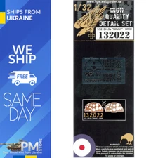 HGW 132022 1/32 Photo-etched and decal for DH.9A NINAK for Wingnut Wings