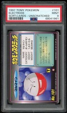 Pokemon Japanese Scratch Unscratched 101 Electrode 1997 Tomy PSA 9 68041961