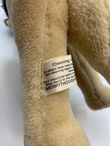 Vintage Merrythought Ironbridge Shrops Dromedary Camel Plush Real Mohair Collar - Picture 10 of 10