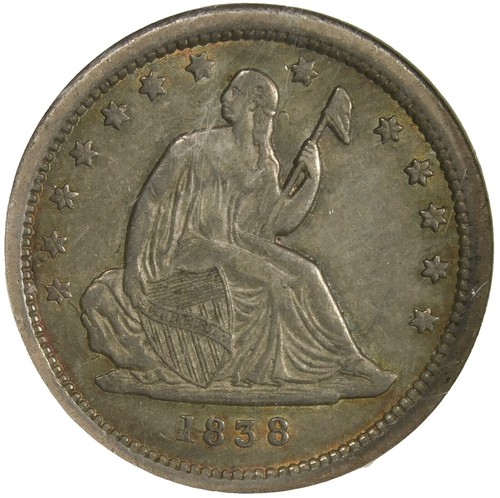 1838+1838 Seated Liberty Dime Lot ~ 90% Silver ~ 2 Coin Set (ZDL22