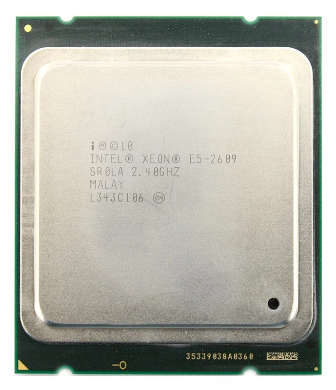 Intel Xeon E5-2609, 2.4GHz, 4-Cores, Cache 10MB, SR0LA, Socket 2011, WORKING - image 1 of 3
