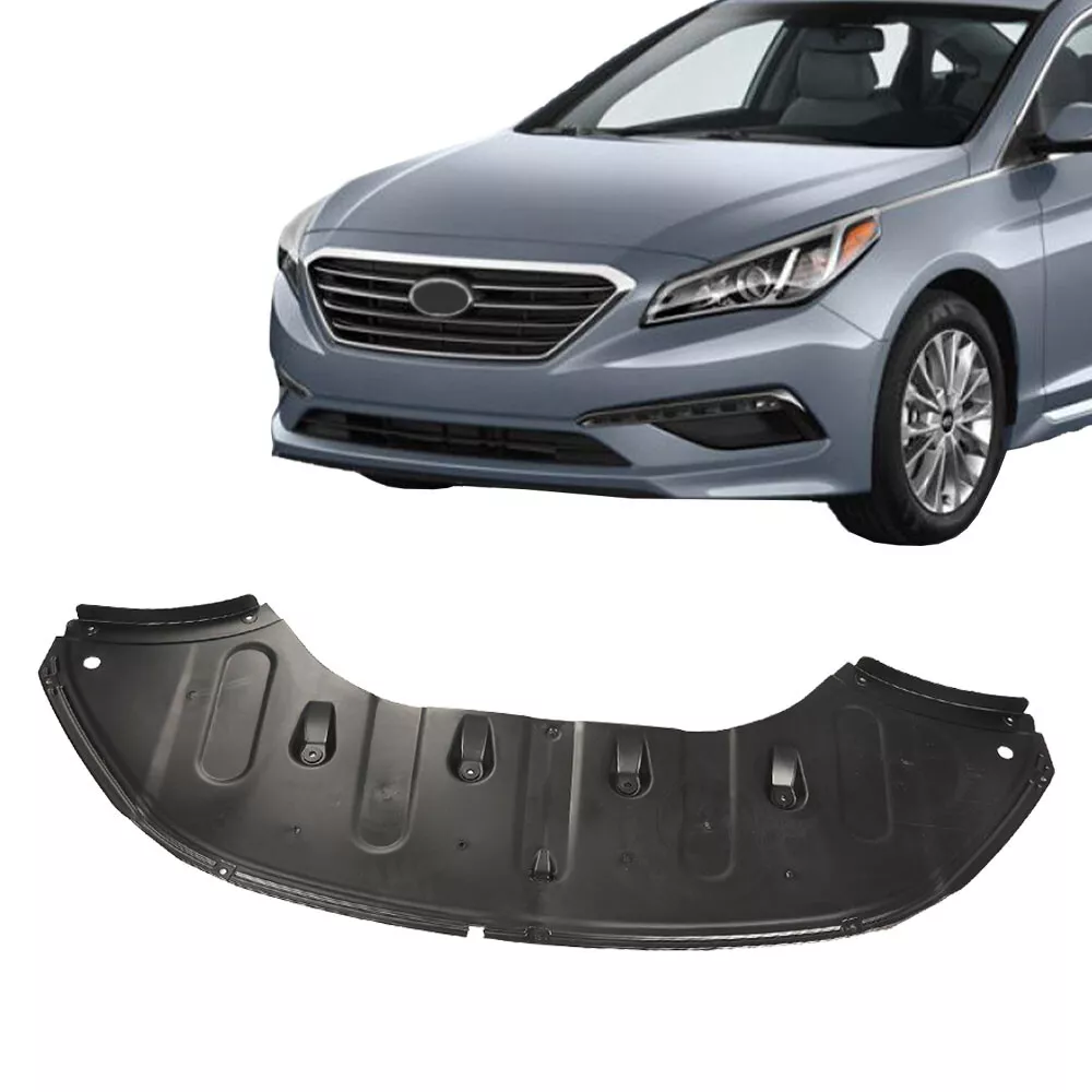 Fit For 2015-2017 Hyundai Sonata Front Engine Splash Shield Under Cover  Black