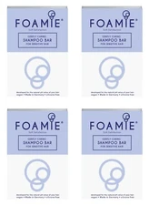 Foamie Soft Satisfaction Shampoo Bar Hydrating Sensitive Hair wheat protein 4PK