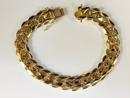 18k solid gold Miami Cuban Curb Link 