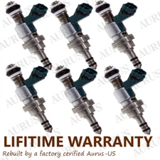 OEM Denso x6 Fuel Injectors for 2006-2015 Lexus IS250 & GS300 2.5L V6, 3.0L V6