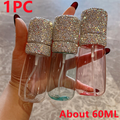 1Pack Bling Diamant Sprühflasche Kristall Reise Sprüher Strass Wiederverwendbar