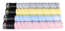 Multipack BK/C/M/Y 4 Toner Compatible for Minolta Bizhub C258/Olivetti MF364