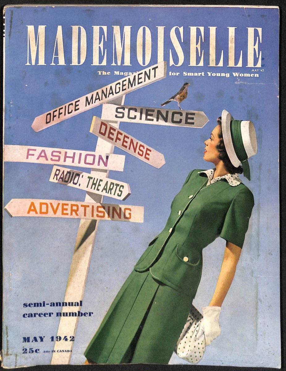 Rare Vintage Mademoiselle Magazine May 1942 | WW2 Semi-Annual