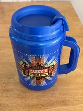 Caseys General Store Travel Mug Insulated Tumbler Thermoserv Giant 52oz Blue USA