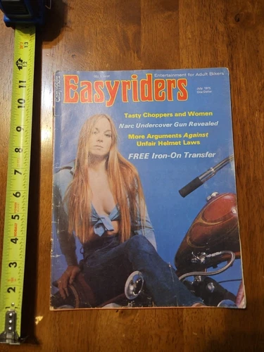 VINTAGE MAGAZINE EASYRIDERS JULY 1975 MOTORCYCLE BIKERS #30