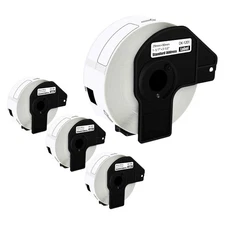 4Rolls 1.1"x3.5" Permanent Frame DK-1201 for Brother QL Address Label Printer