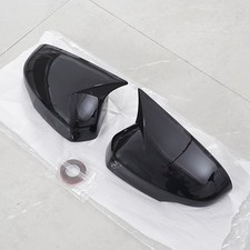 FOR 23-25 HONDA CRV CR-V M STYLE GLOSS BLACK SIDE MIRROR ADDON COVER CAP OVERLAY