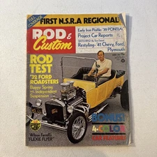 Rod & Custom Magazine August 1972 Volume 19 No. 8 Vintage