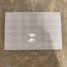 1000 Barbell Ring Tags Jewelry Tags White 9/16 X 1-11/16
