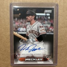 TOPPS 2024 STADIUM CLUB WADE MECKLER AUTOGRAPH ROOKIE CARD SCBA-WM. rookie card picture