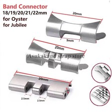 2pcs New Watch Bracelet Curved End Links for Seiko Skx009 Skx007 Jubilee Oyster