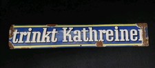 altes Emaille Schild Trinkt Kathreiner Malzkaffee Werbung Reklame