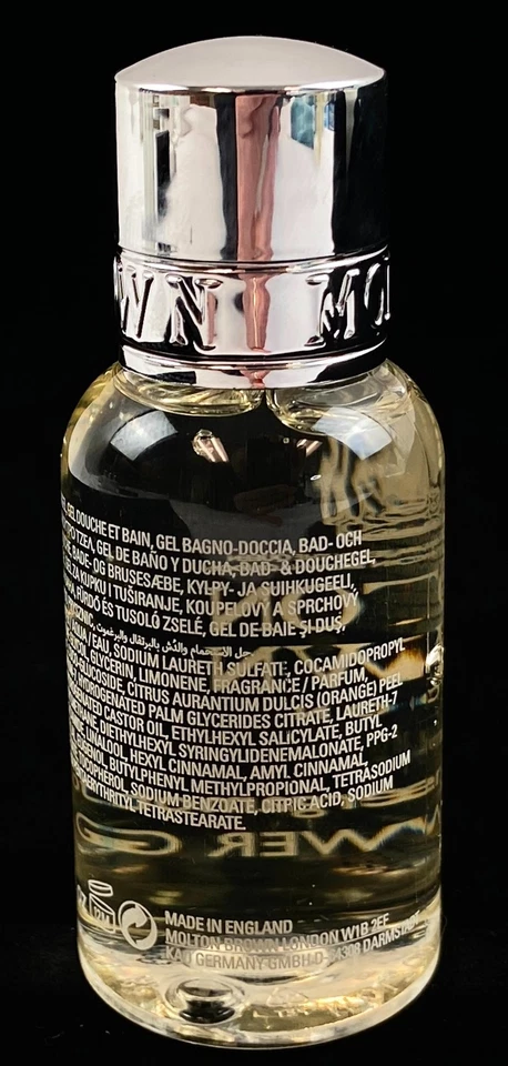 Molton Brown Bath & Shower Gel with Orange and Bergamot 1 oz Set of 10 - Image 3 of 4