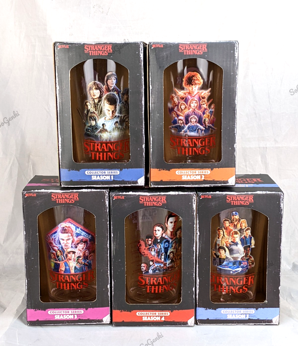 The Stranger Things Season 1 2 3 4 5 16 oz Collector Cups Series