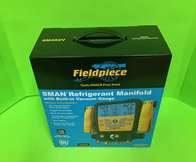 Tellegloww HVAC Manifold Gauge Set For R22 R32 410A 134A Refrigerant