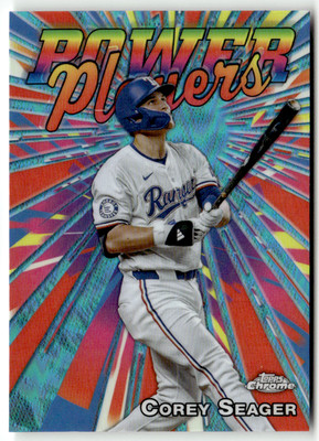 2023 Topps Chrome MLB Baseball No. PP-8 Corey Seager Power Players