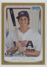 2011 Bowman Chrome Gold 21/50 Gavin Cecchini #18U-3 0v0