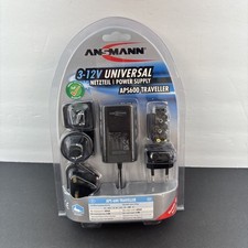 Ansmann 1209-0000   Alimentatore a spina regolabile 3 V/DC, 4.5 V/DC, 5 V/DC, 6