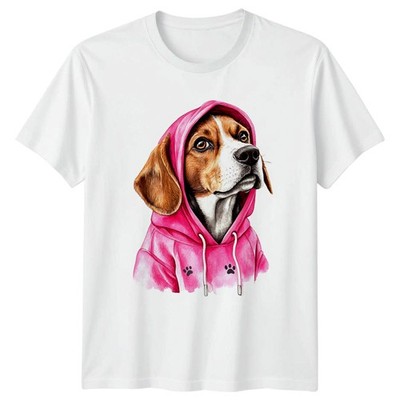 Stylischer Beagle Welpe im Damen T-Shirt Beagle Hund Haustiere Geburtstagsgeschenk für sie