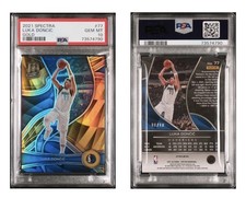 Luka Doncic 2021 Panini Spectra Gold Prizm /10 PSA 10 Mavericks Lakers