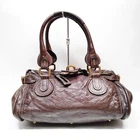 Chloe Hand Bag Brown Leather 5503553