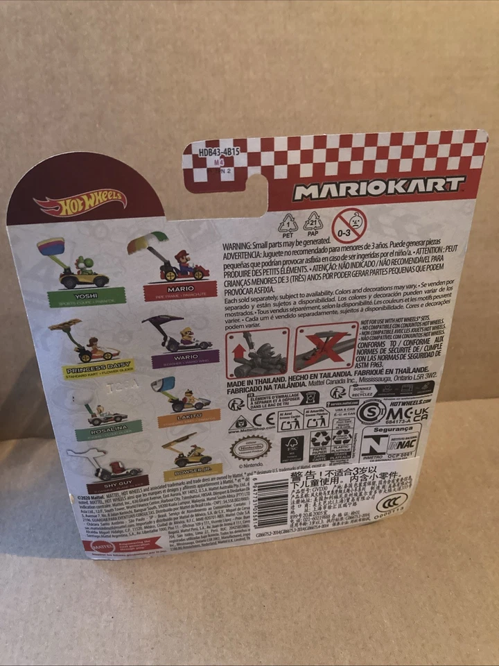 HOT WHEELS DIECAST - Mariokart - Rosalina - P-Wing + Cloud Glider - Image 2 of 2