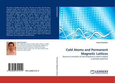 Saeed Ghanbari | Cold Atoms and Permanent Magnetic Lattices | Taschenbuch (2009)