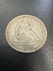 1843 Seated Liberty Half Dollar With Great Details