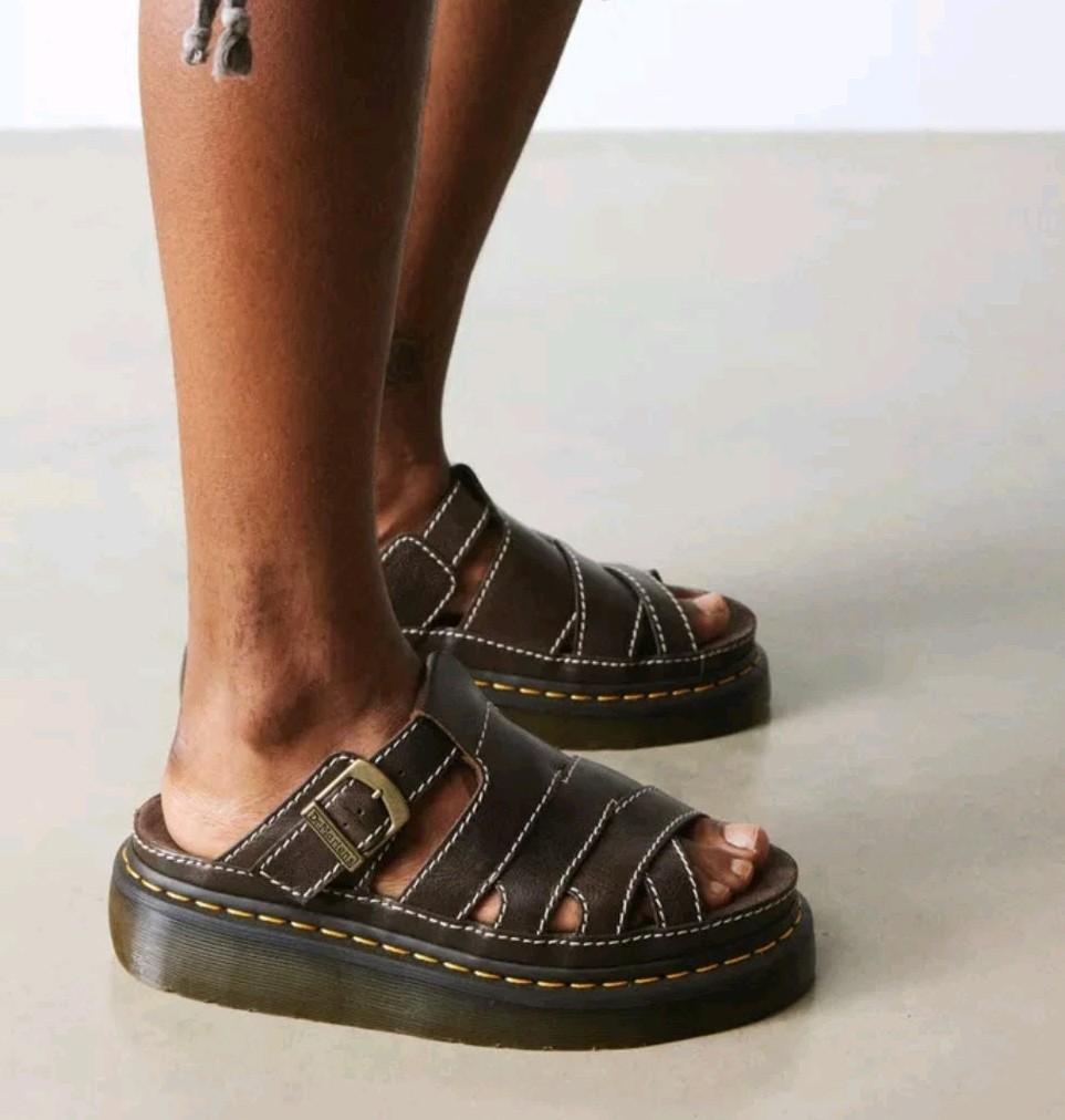 NEW Dr. Martens Maxxy Slide AR Rogue Full-Grain Leather  display picture 1