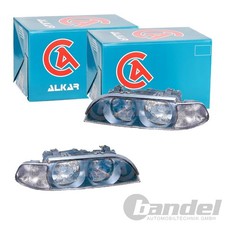 2X ALKAR HALOGEN SCHEINWERFER HAUPTSCHEINWERFER LINKS+RECHTS passend f�r BMW 5er