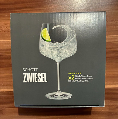 SCHOTT ZWIESEL VESPERA Gin & Tonic Gläser 2er Set 575 ml Glas Transparent