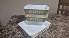 New ListingVintage Pyrex Spring Blossom Crazy Daisy Casserole Dish 4 Pc Set, 1 Lid 503