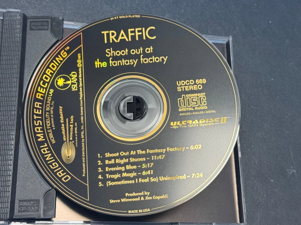 MFSL-Gold-CD: Traffic - Shoot out at the fantasy factory - UDCD 669 - Bild 3 von 3