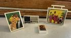 Vintage 1960s Barbie Go-Together White Accessories TV Two Radios Picture Frame