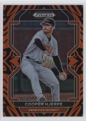 2022 Panini Prizm Draft Picks Tiger Stripes 89/99 Cooper Hjerpe #PDP22 03xg