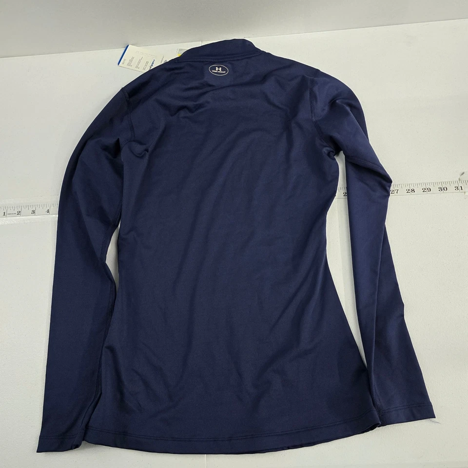 Camisa Under Armour ColdGear ajustada manga larga Yankees azul marino Foto 4 de 4