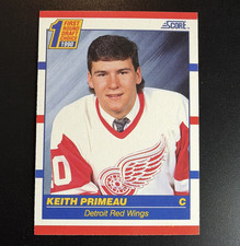 ?FreeShip $10+? Score 1990 NHL Keith Primeau Rookie Card RC #436 DET Red Wings. rookie card picture