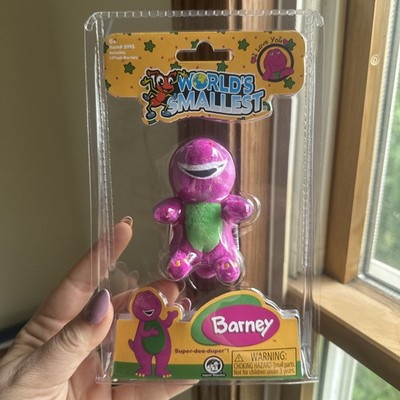 World's Smallest BARNEY The Purple Dinosaur Childs TV Stuffed Lyons Plush Doll