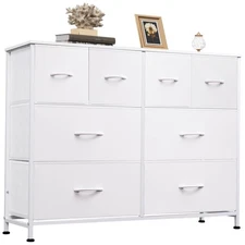 Dresser for Bedroom with 8 Drawers, Wide Fabric Dresser for Storage and Organ...