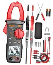 Digital Clamp Meter Multimeter Tester 4000 Counts with 4000 Counts AC Current
