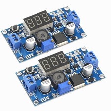 2 Pack LM2596 Buck Converter, Switching Regulator Module DC to DC Voltage Ste...
