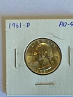 1961 D WASHINGTON QUARTER 90% SILVER