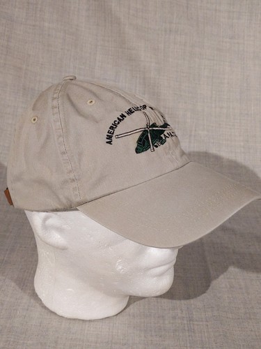 American Helicopter Museum Apache Strapback Beige Cotton Baseball Hat Cap - Picture 5 of 8